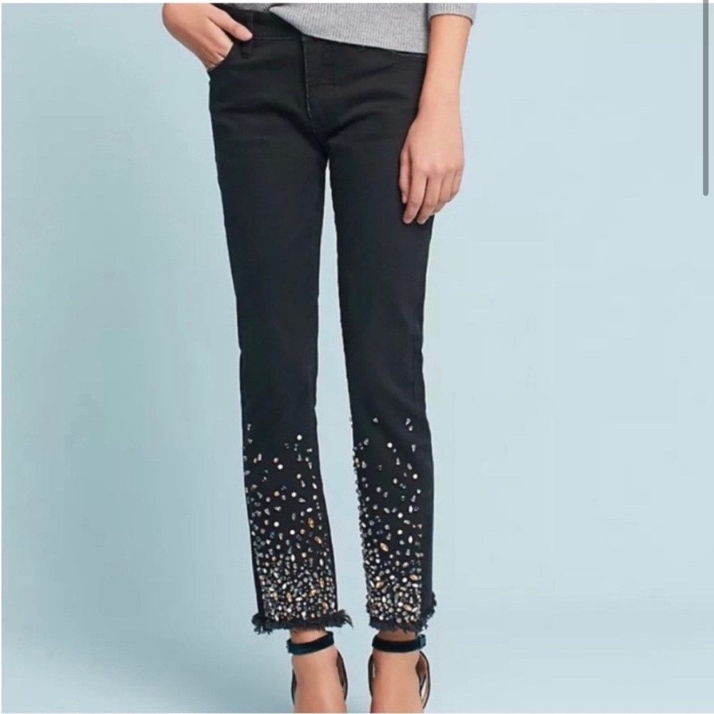 Pilcro black trendy jeans